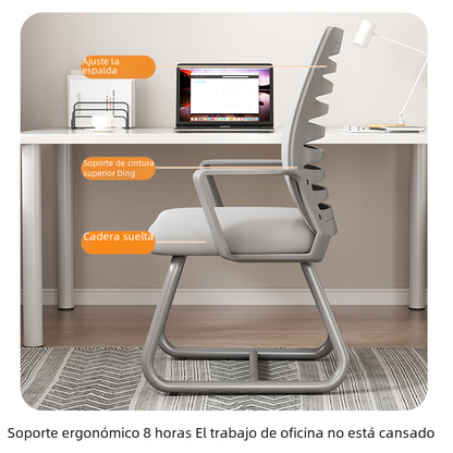 Durable Office Chair with Backrest for Home Use
