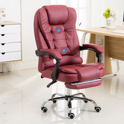 Ergonomic Reclining Office Chair with Massage功能
