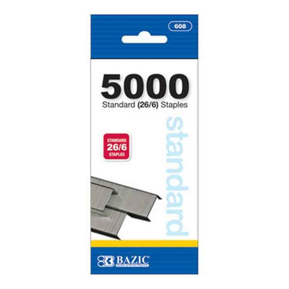 5000 Ct. Standard (26/6) Staples
