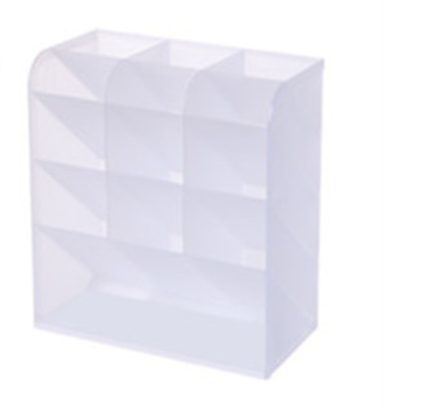 Large Capacity 13-Grid Multi-Functional Pen Holder