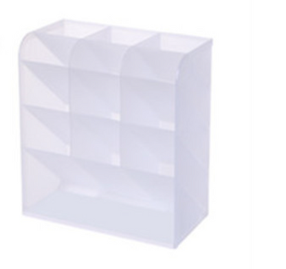Large Capacity 13-Grid Multi-Functional Pen Holder