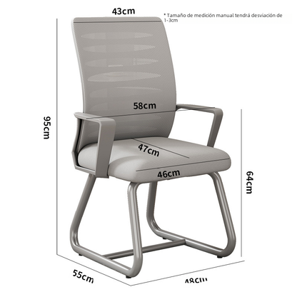 Durable Office Chair with Backrest for Home Use